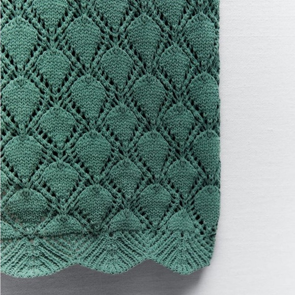 ZARA BLOGGERS’ FAVORITE STRAPPY CHENILLE DRESS - Picture 6 of 9